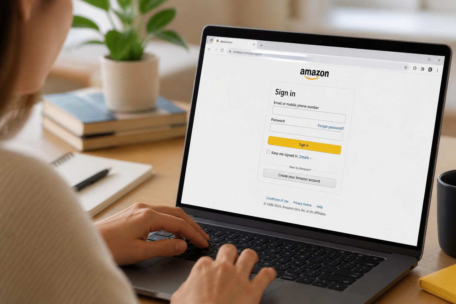 Illustration for: Step 1: Sign In to Your Amazon Account (or Create One)